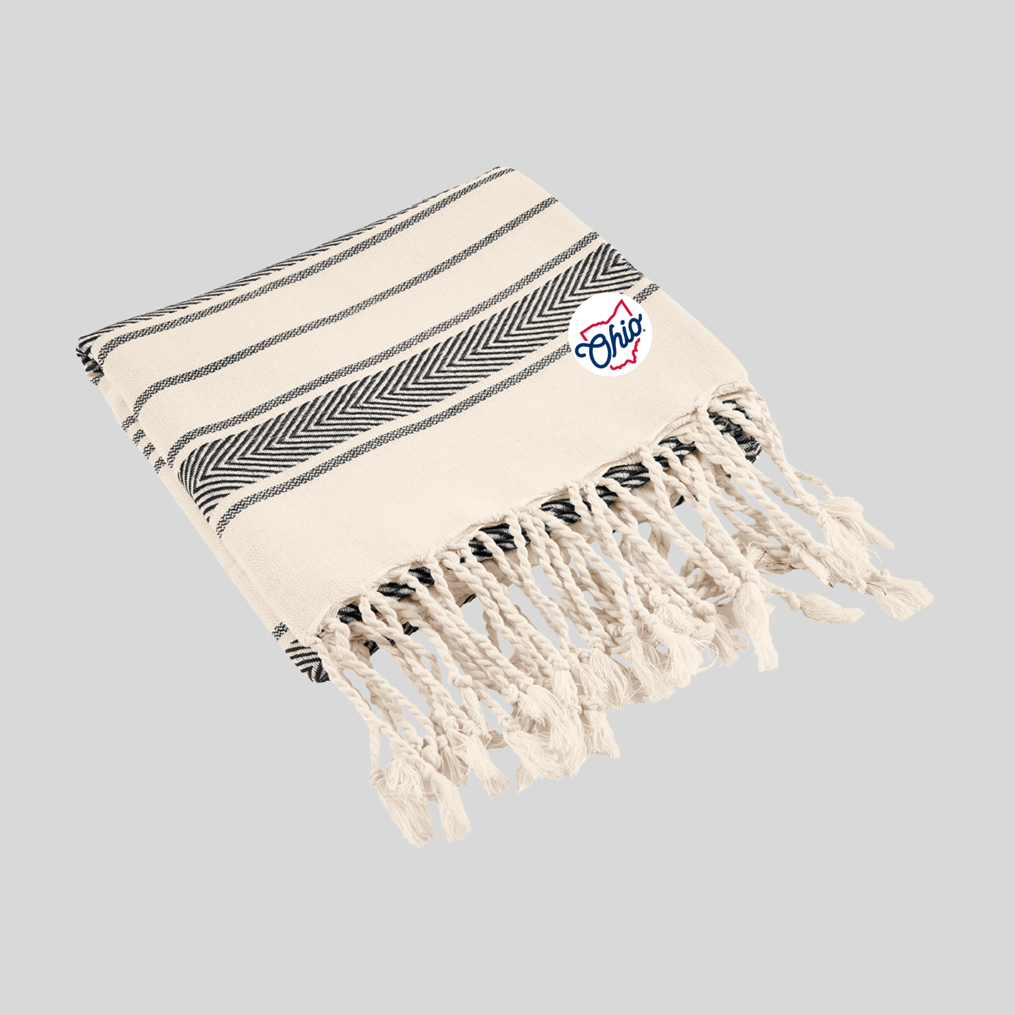 Ohio Heart of it All — Bungalow Beach Towel